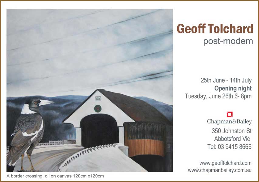 Exhibition invitationGeoff Tolchard - Intro image